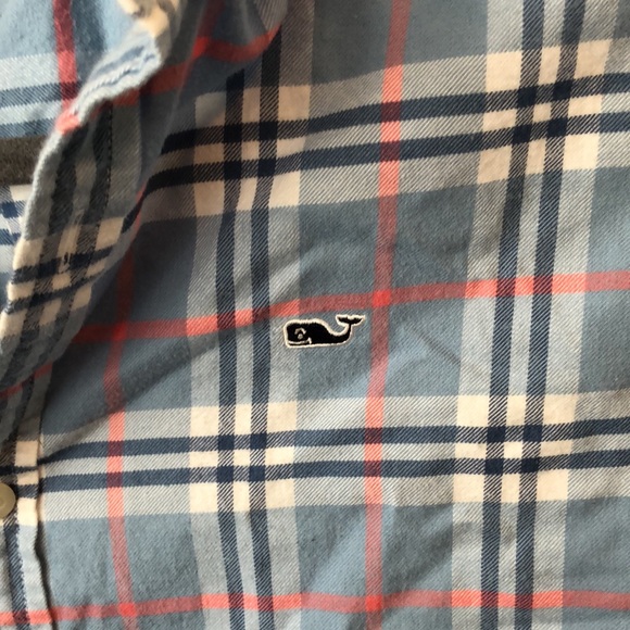 Vineyard Vines plaid Cotton button Down - Picture 2 of 6